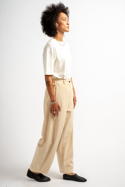 Corduroy Curved Pants