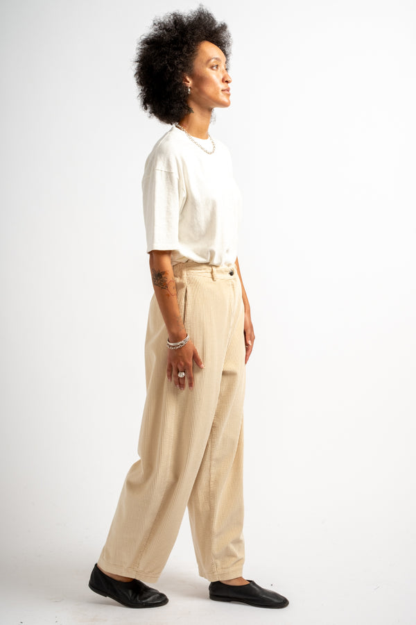 Corduroy Curved Pants