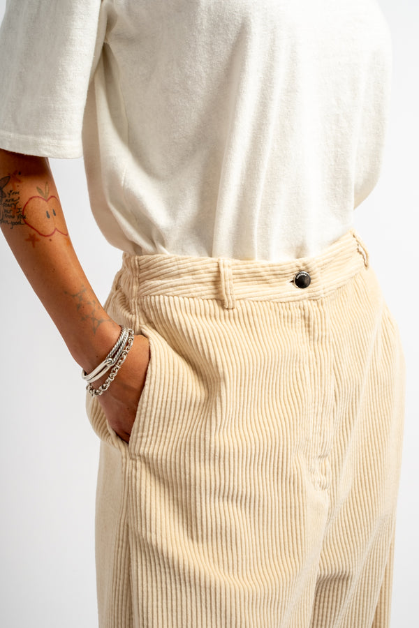 Corduroy Curved Pants