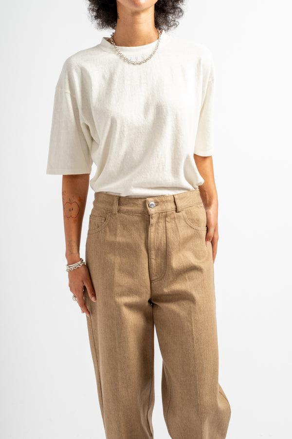 Denim Carrot Pants