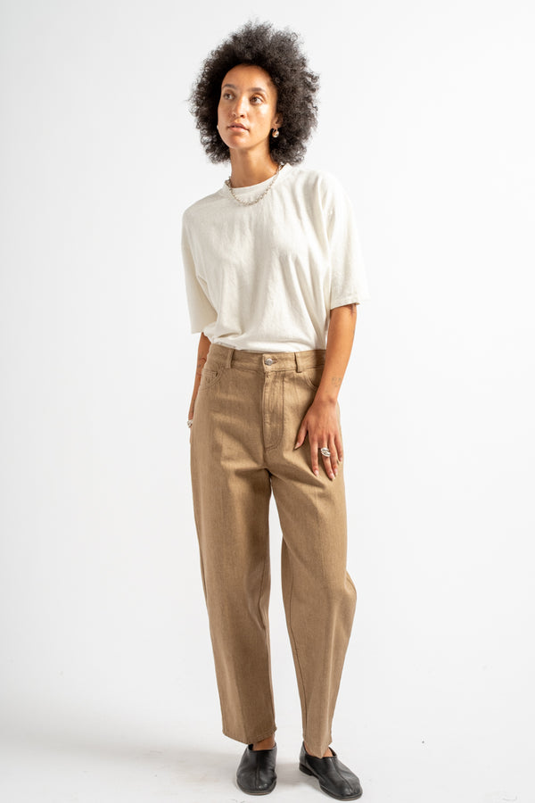 Denim Carrot Pants