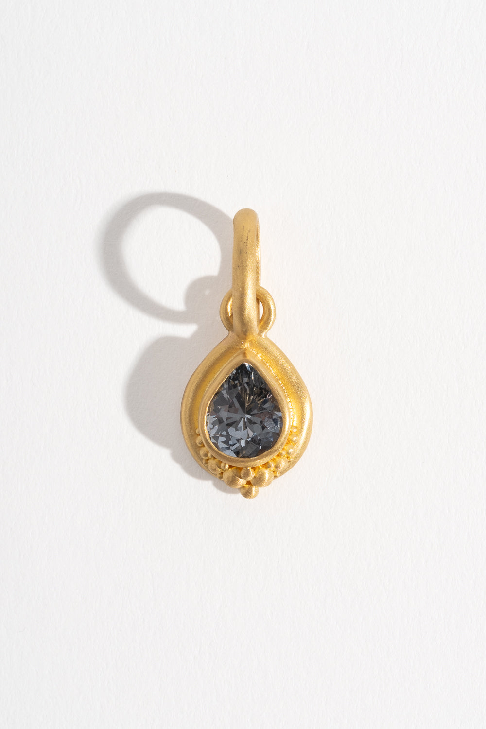 Blue + Gray Spinel Cluster Pendant