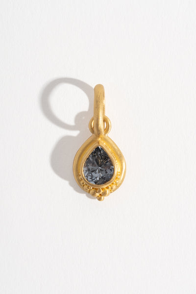 Blue + Gray Spinel Cluster Pendant