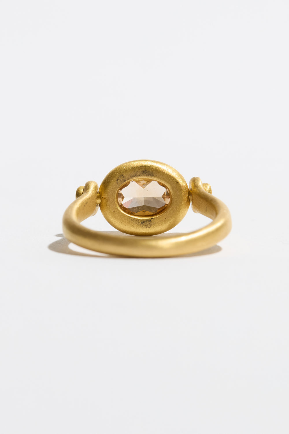 Champagne Diamond Swivel Ring