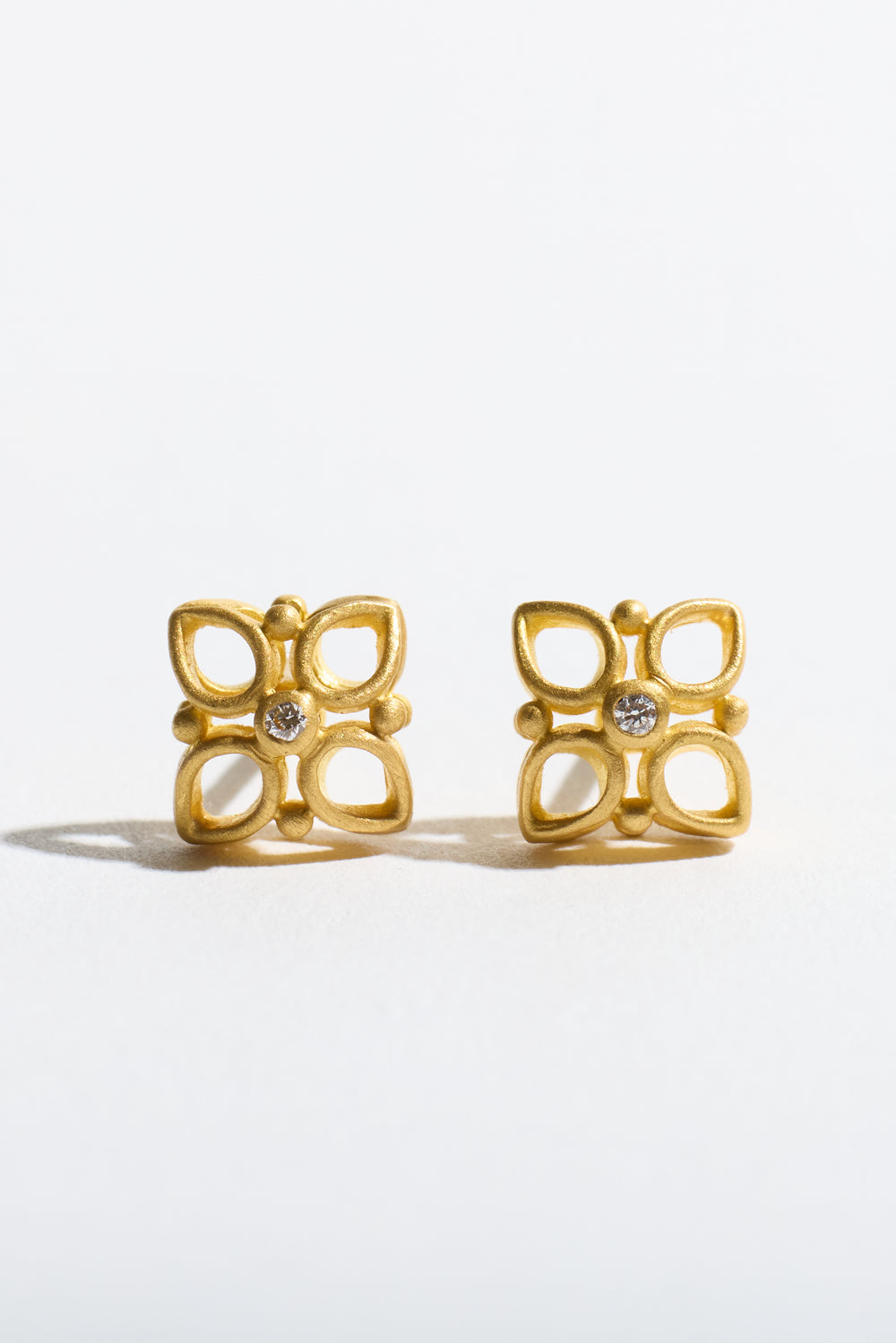 Cottonwood Diamond Stud Earrings