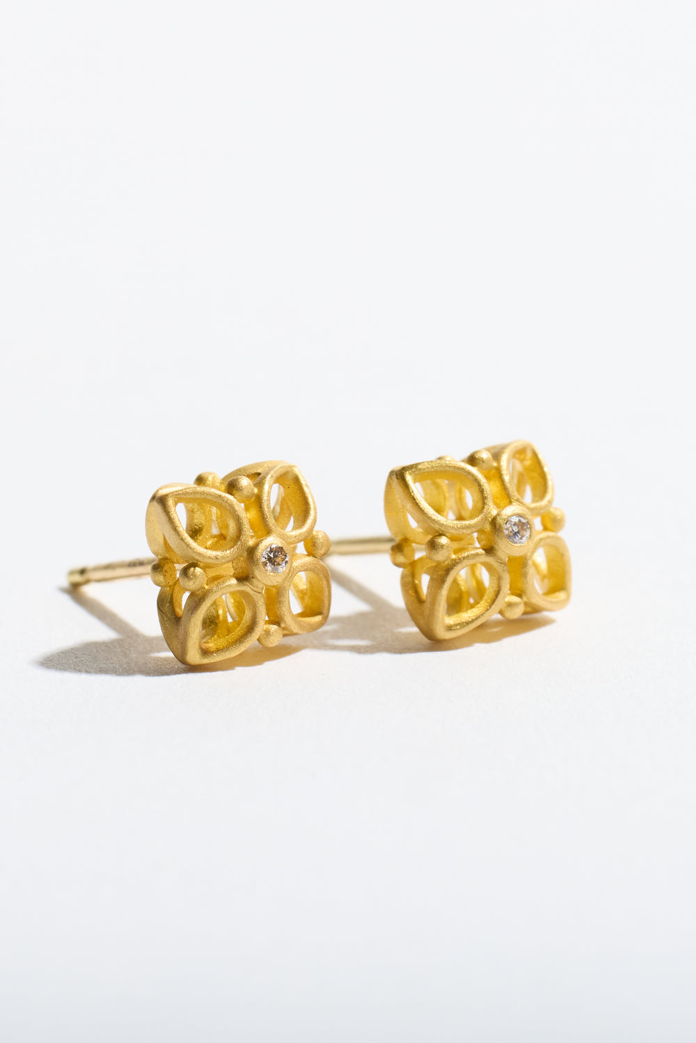 Cottonwood Diamond Stud Earrings