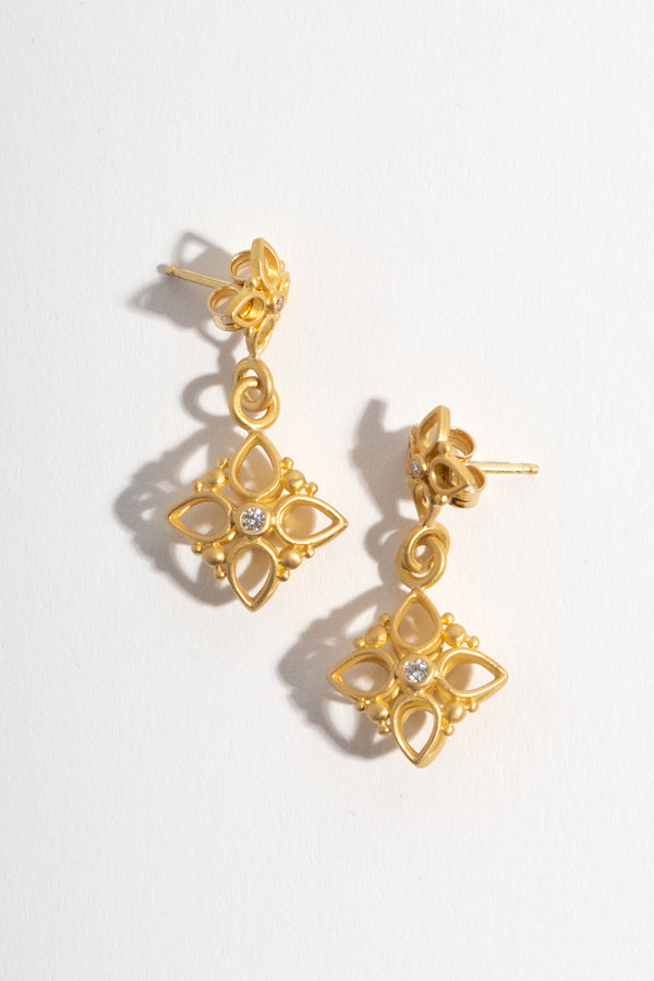 Diamond Cottonwood Earrings