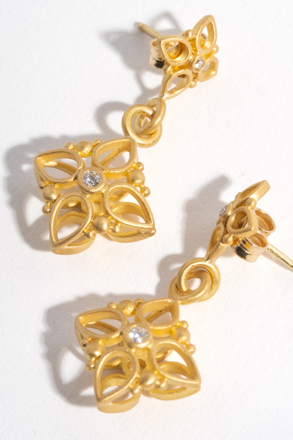 Diamond Cottonwood Earrings