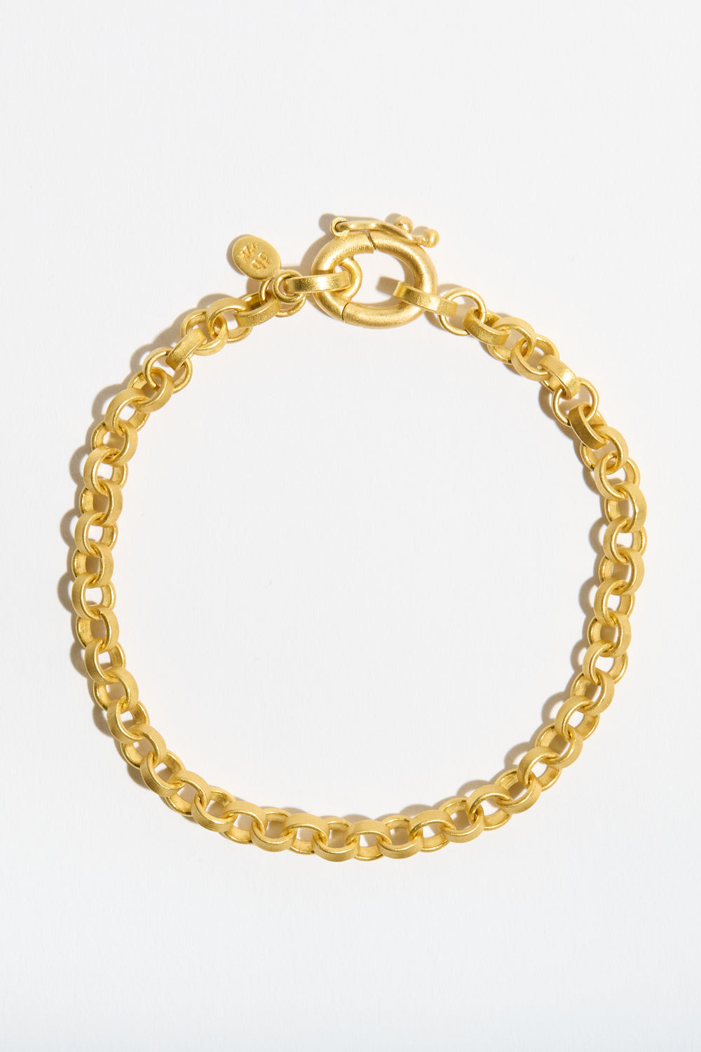 Flat Rolo Chain Bracelet
