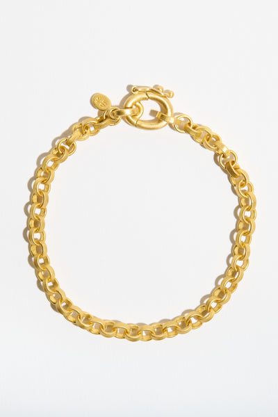 Flat Rolo Chain Bracelet