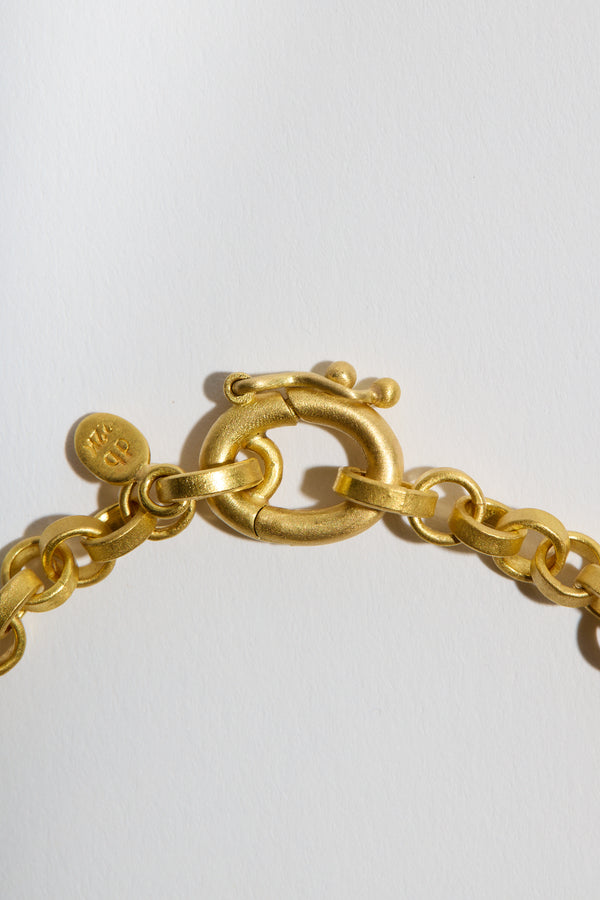 Flat Rolo Chain Bracelet