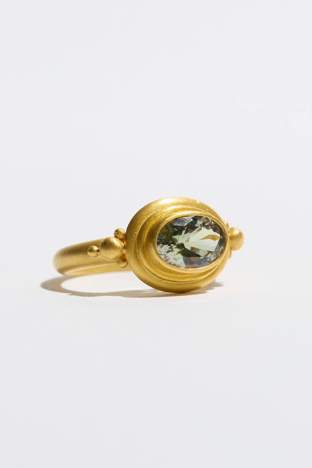 Ripple Ring Unheated Tanzanite
