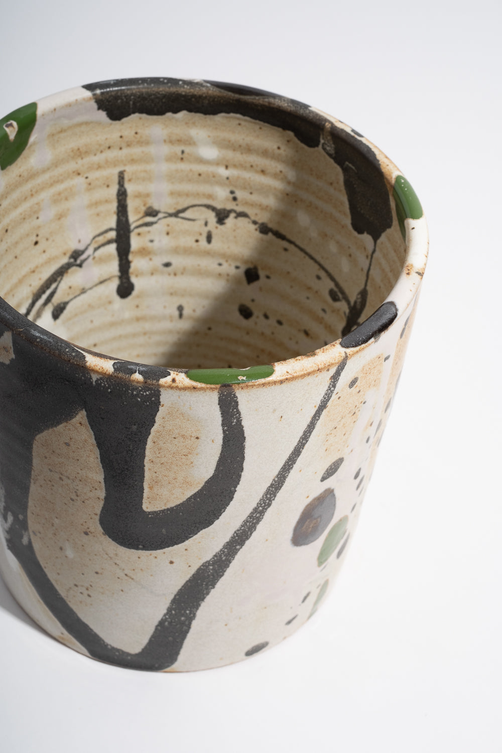 Large Spotted Utensil Holder