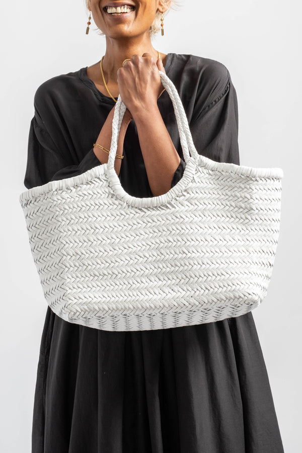 Nantucket Basket in White