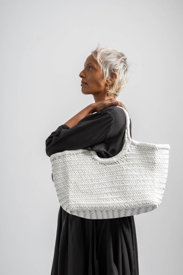 Nantucket Basket in White