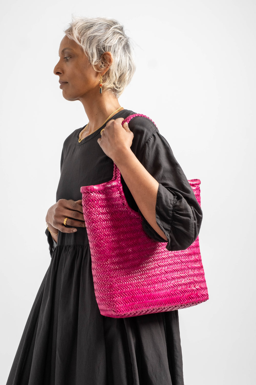 NS Diagonal Triple Jump in Fushia