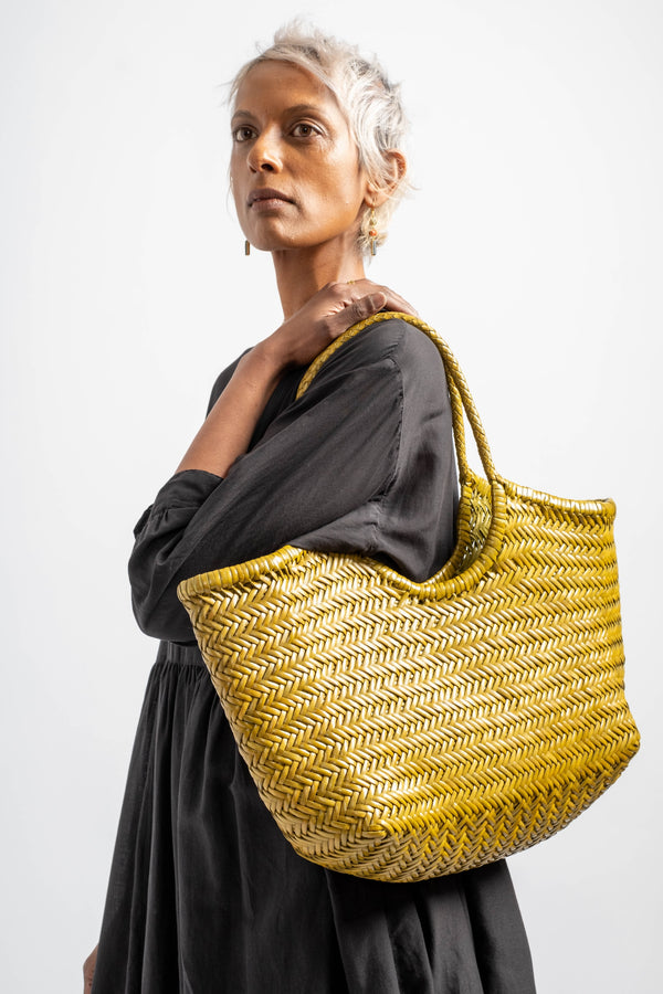 Nantucket Basket in Bamboo Green