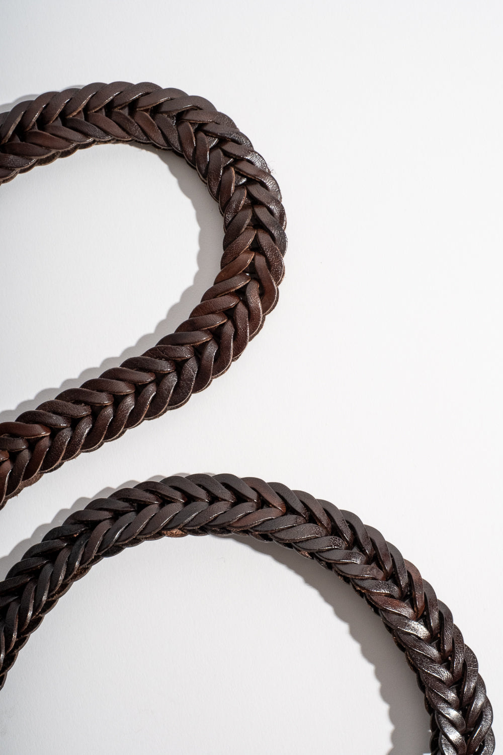 Handwoven Single Link Belt in Brown