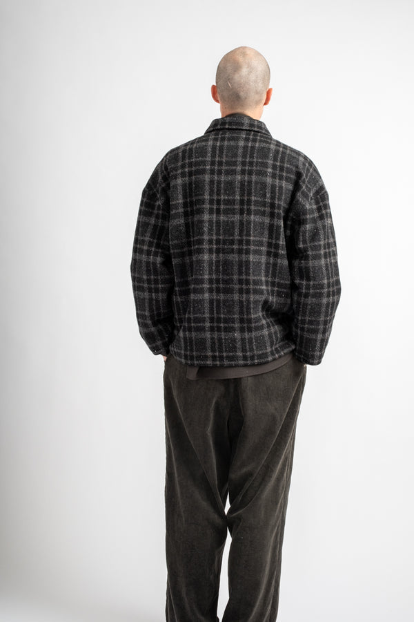 Field Shirt Two Wool Tweed Check Black/Grey