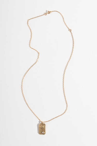 14K + Diamond Destined Necklace