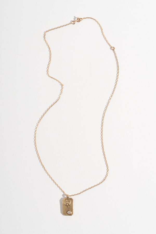 14K + Diamond Destined Necklace