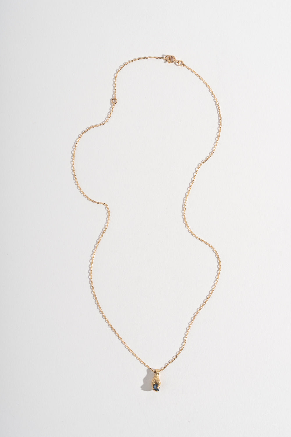 14K + Sapphire Bleuet Necklace