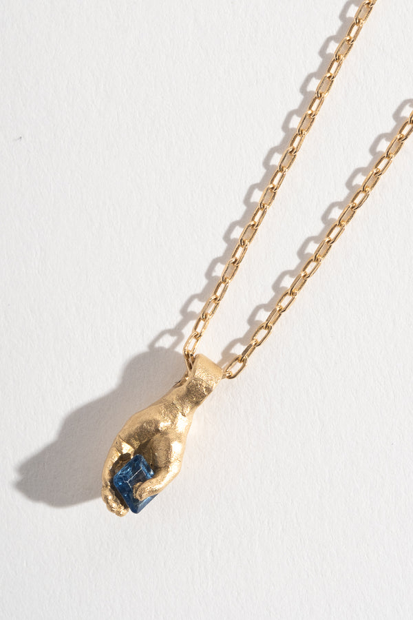 14K + Sapphire Bleuet Necklace