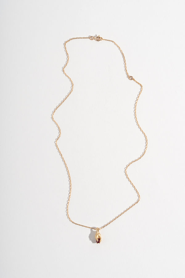 14K + Sapphire Claret Necklace