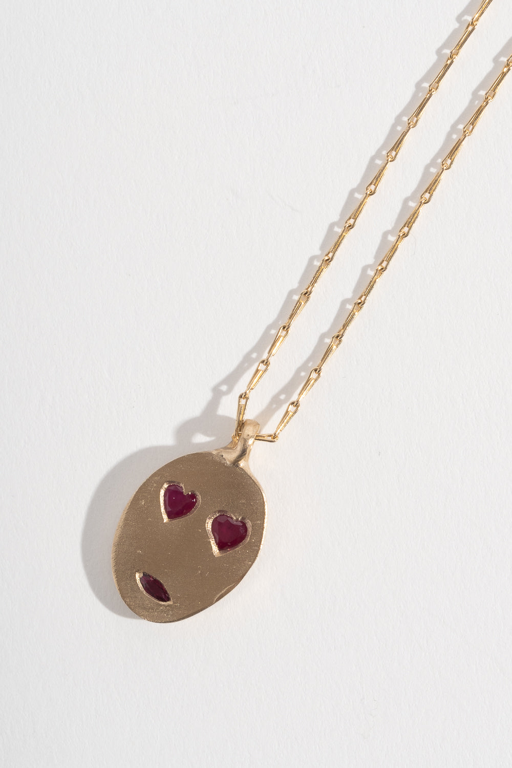 9K + Sapphire Face Mask Pendant No. 44