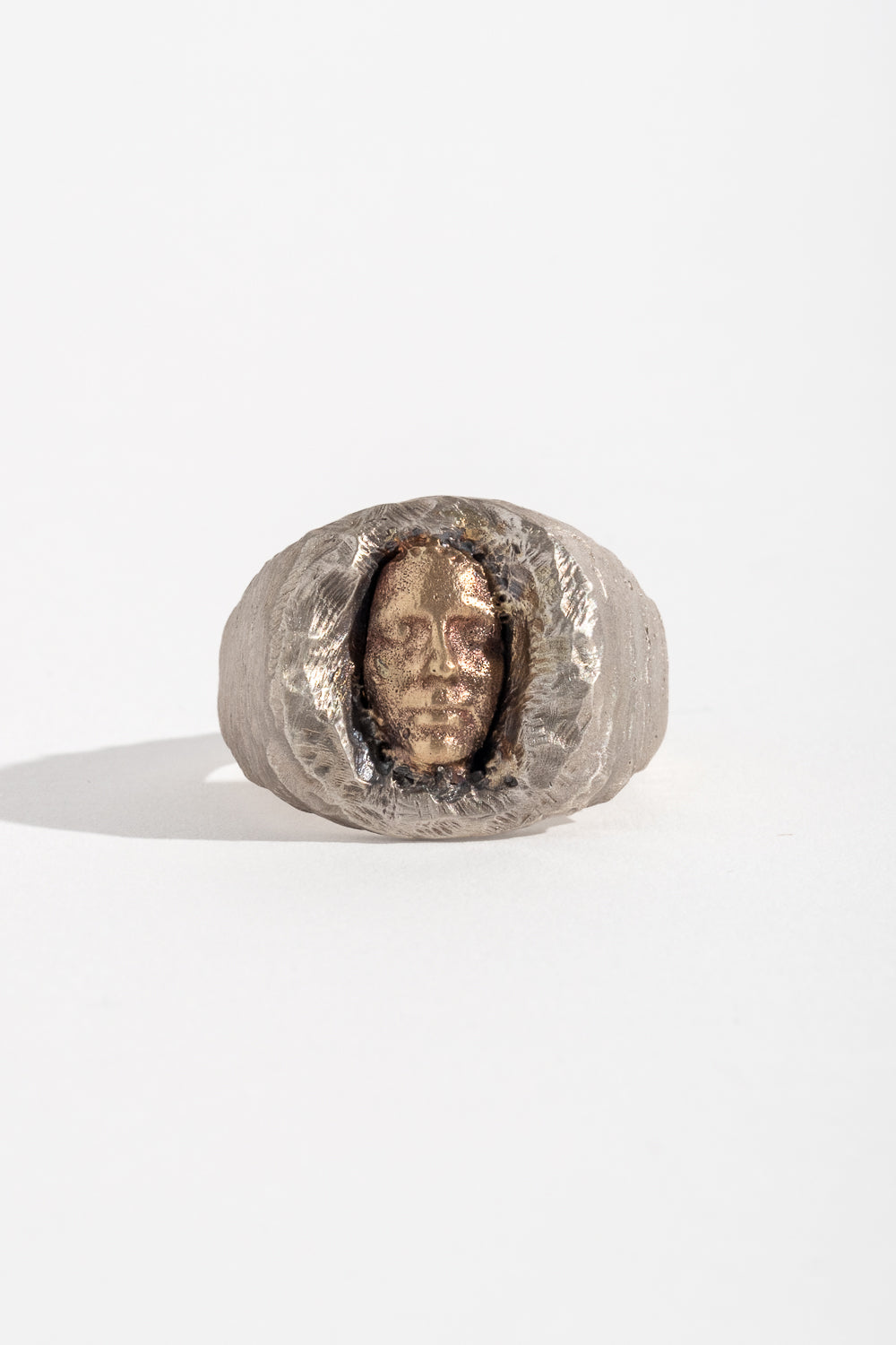 Sterling + 9K Midas Ring A