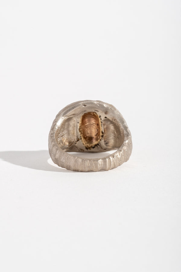 Sterling + 9K Midas Ring A