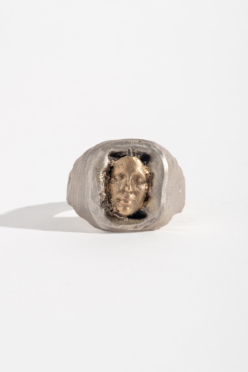 Sterling + 9K Midas Ring B