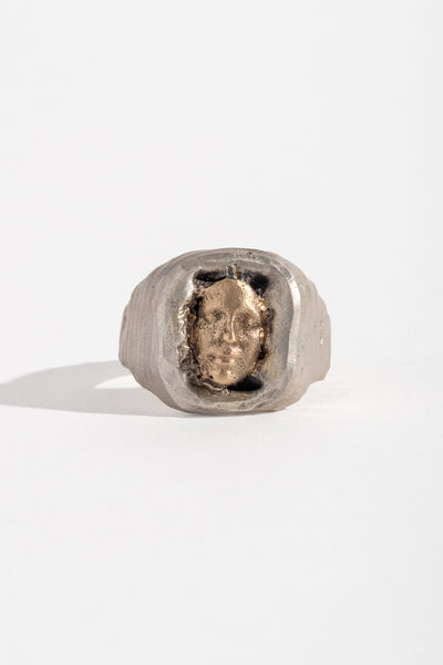 Sterling + 9K Midas Ring B
