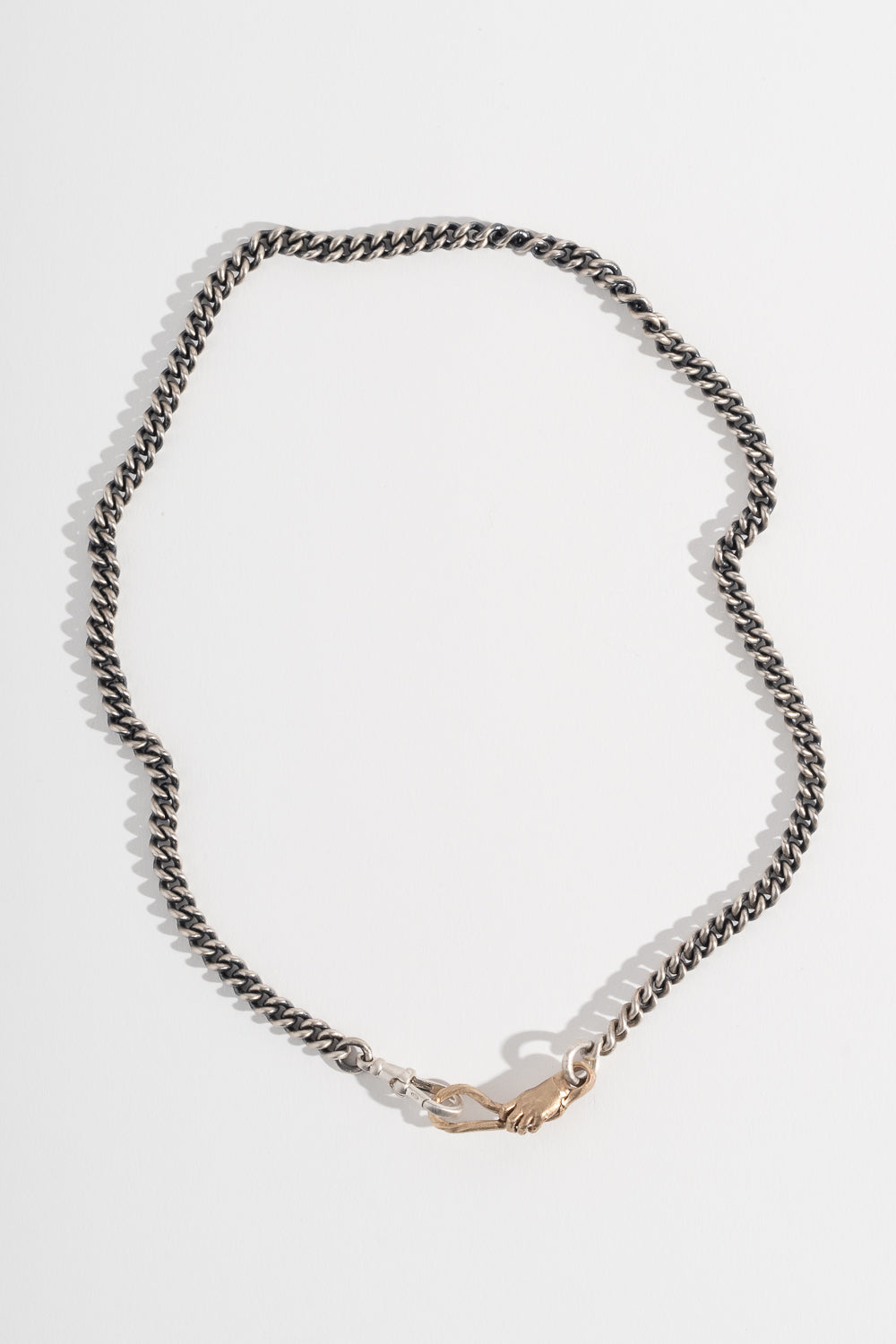 Sterling + 9K Partner Necklace