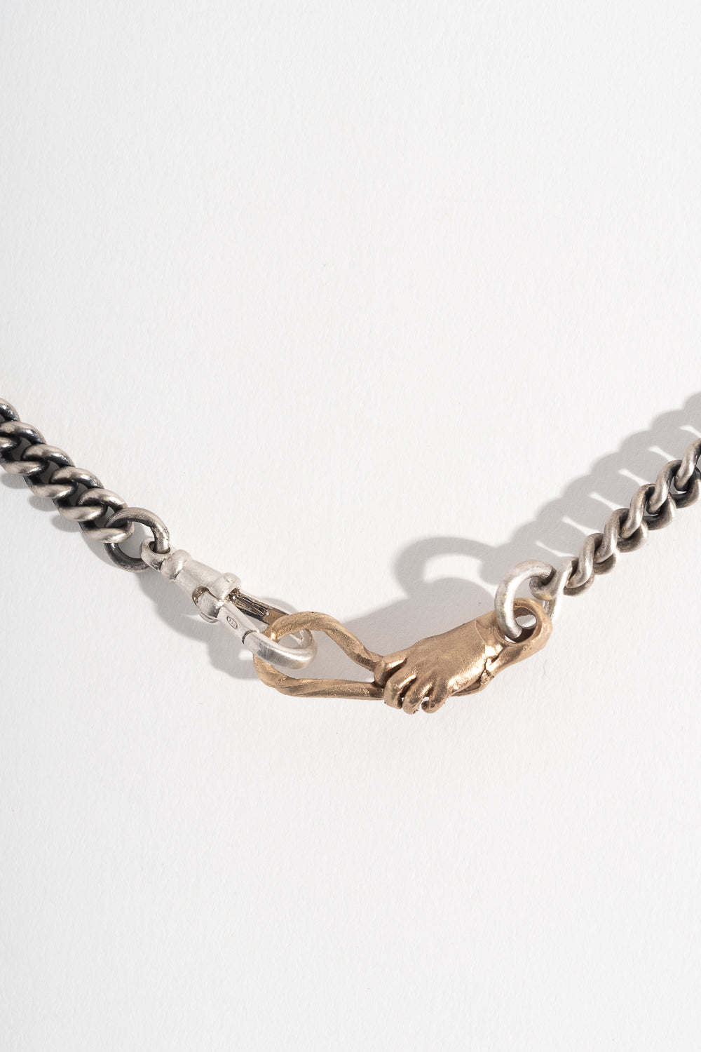 Sterling + 9K Partner Necklace