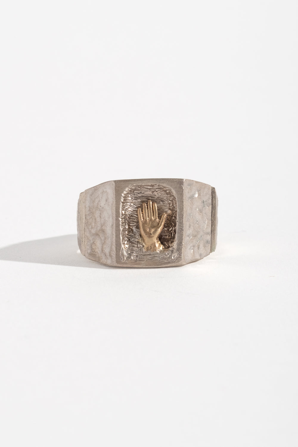 Sterling + 9K Uisage Ring