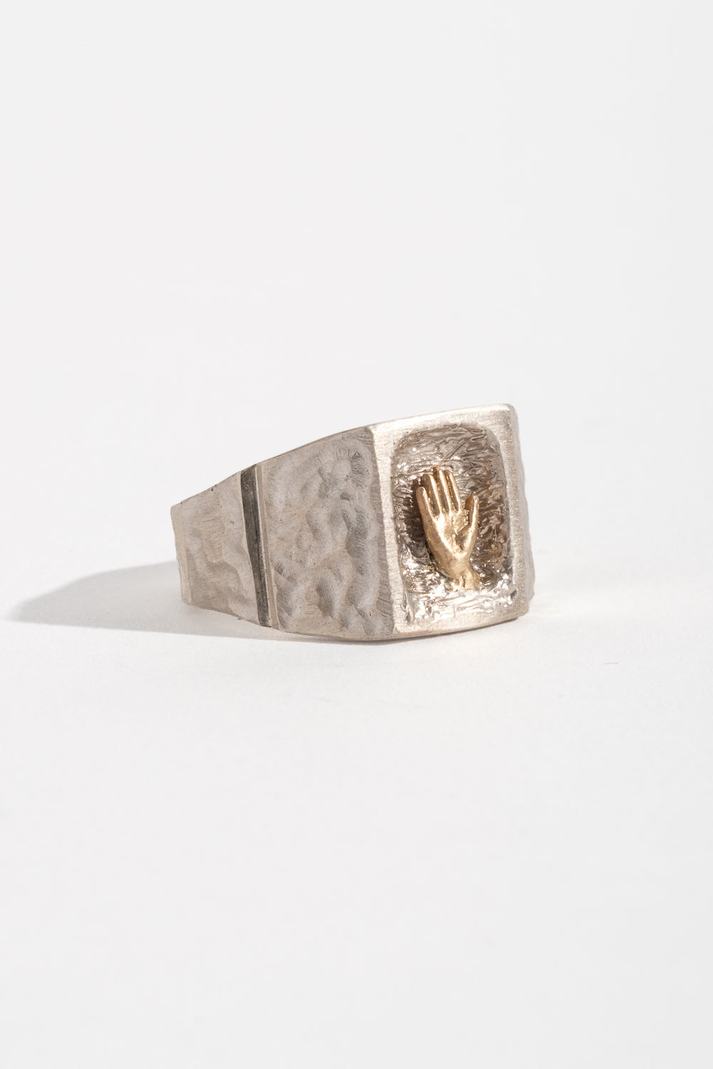 Sterling + 9K Uisage Ring