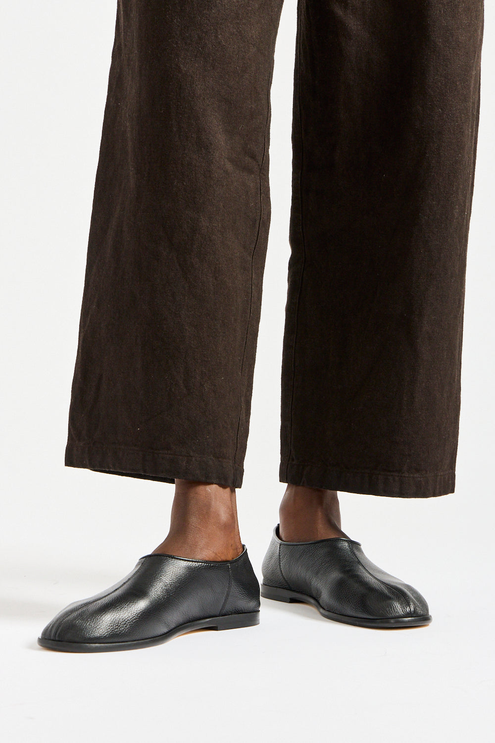 Men's Heel Socks in Black