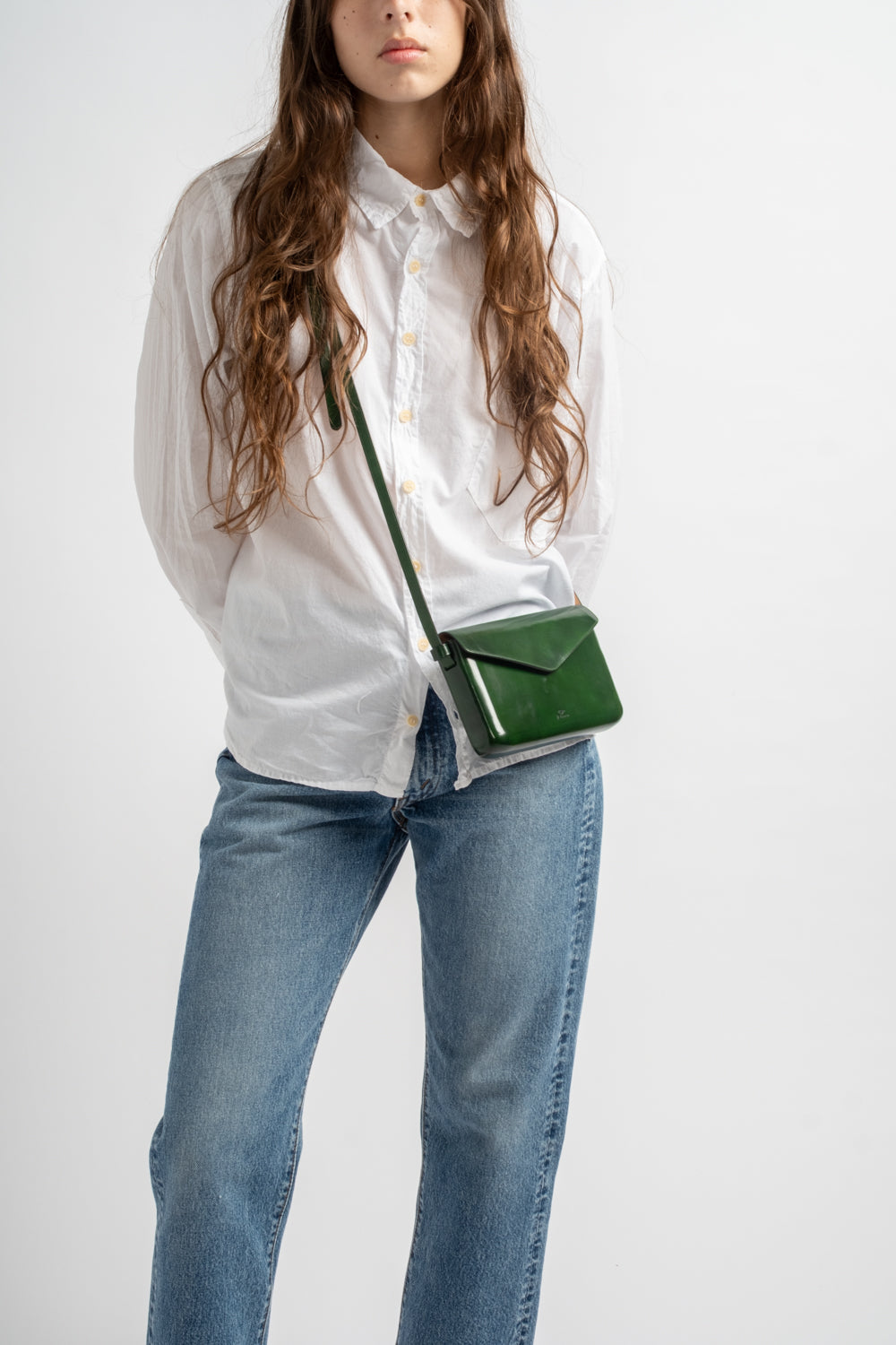 Cell Phone Bag in Forest Green