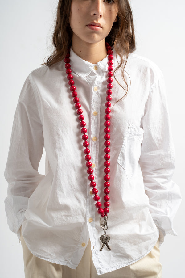 Big Phonenecklace in Bordo