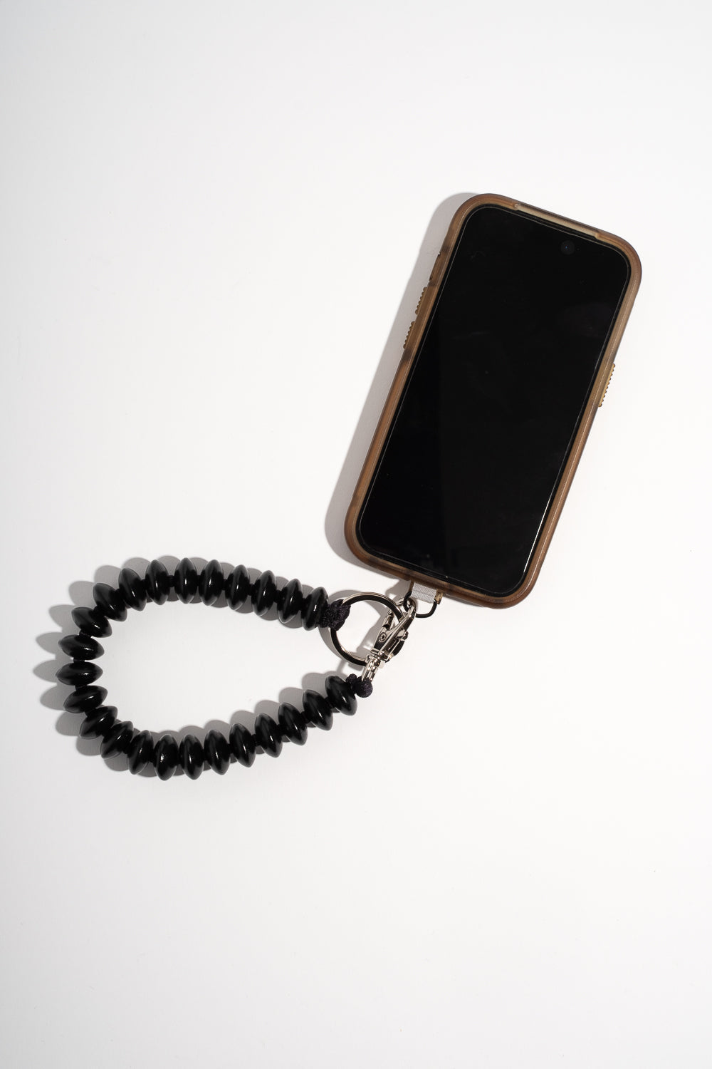 Linse Phone Keychain in Black