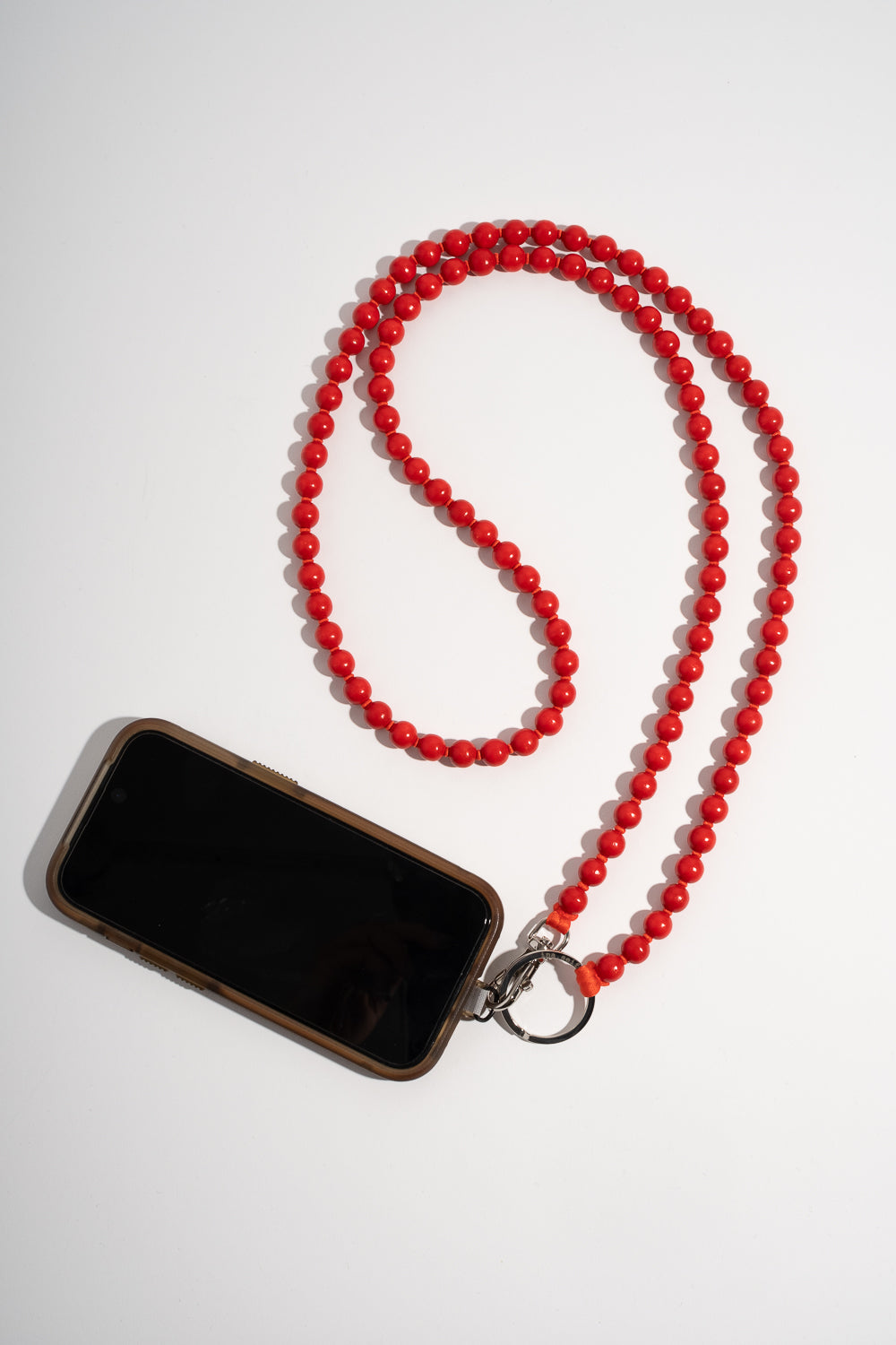 Phonenecklace in Red