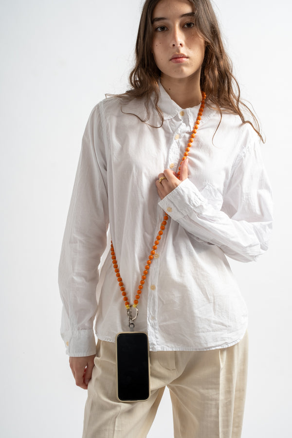 Phonenecklace in Orange + Yellow