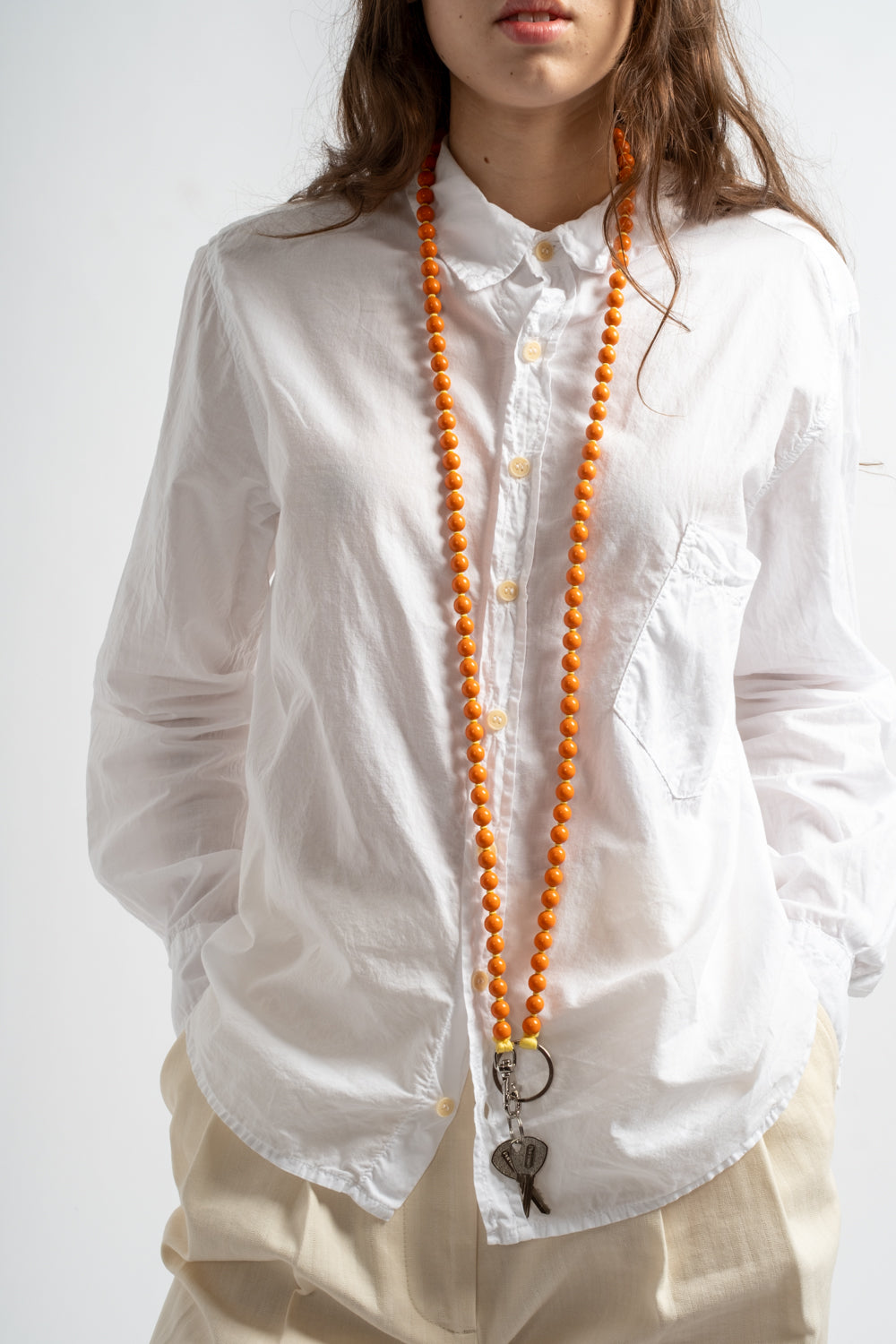 Phonenecklace in Orange + Yellow