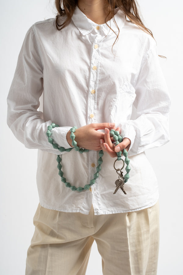 Zickzack Phonenecklace in Salvia