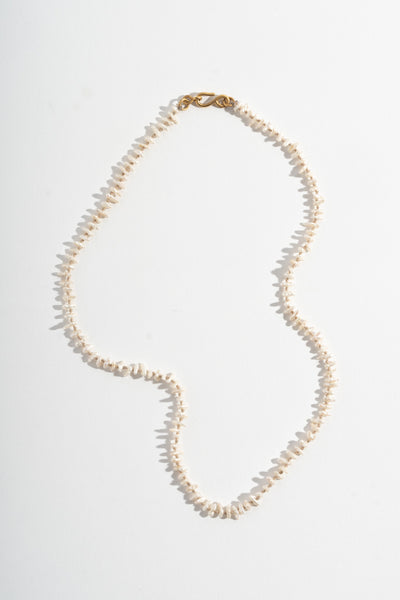 22K + Baroque Pearl Strand