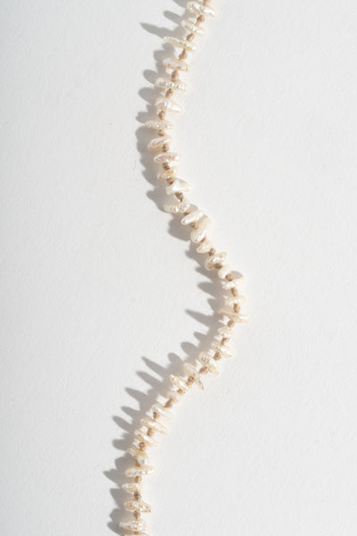 22K + Baroque Pearl Strand