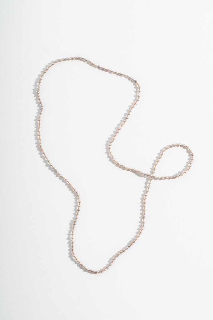Small Grey Seed Pearl Strand