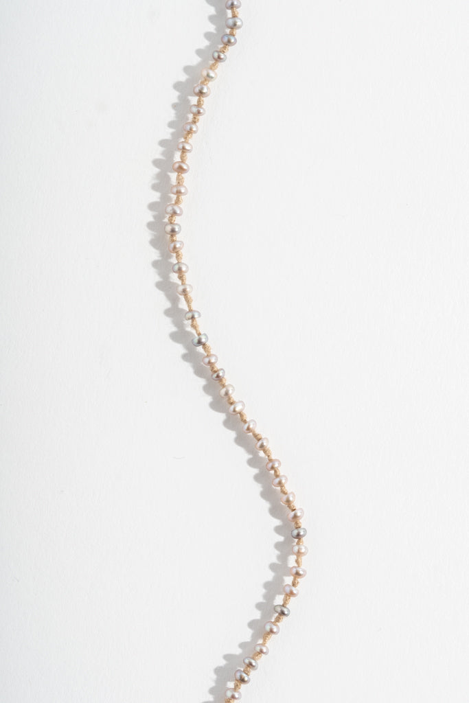 Small Grey Seed Pearl Strand