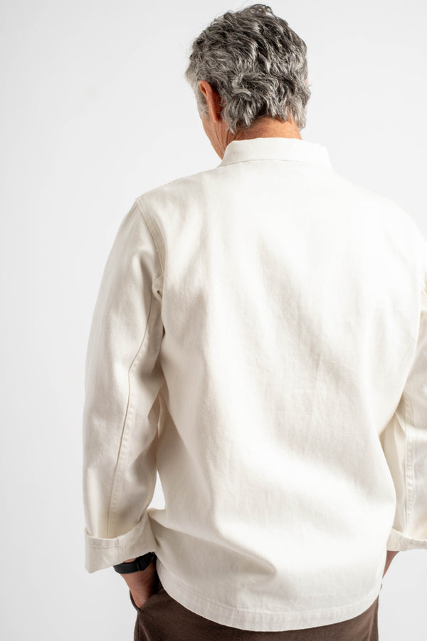 Olympic Jacket in Washed White